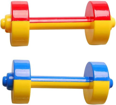Toddmomy Kids Dumbbell Toy, 1 Pair Weight Lifting Set for Kids Gym Sports Workout Equipment