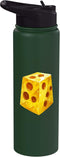 Novelty Gaming Accessory for Cheese Lovers Funny Cheese Dice Design for Game Nights and Gatherings Stainless Steel Insulated