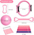 Fetriwer 5 (13-Piece Set) Home Pilates Essentials Kit for Women, with Resistance Bands - Magic Circle Pilates Kit