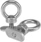 Track Mount Kayak Tie Down Eyelet, 2 Packs Stainless Steel Eyelets with Washers & Nuts for Bungee Cord Rope Mounting