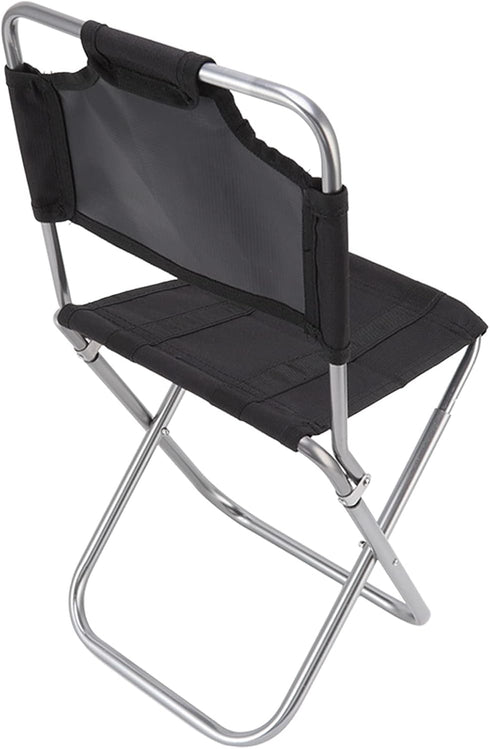 Fdit Mini Folding Chair, Portable Folding Camping Chair Folding Lawn Chair Breathable