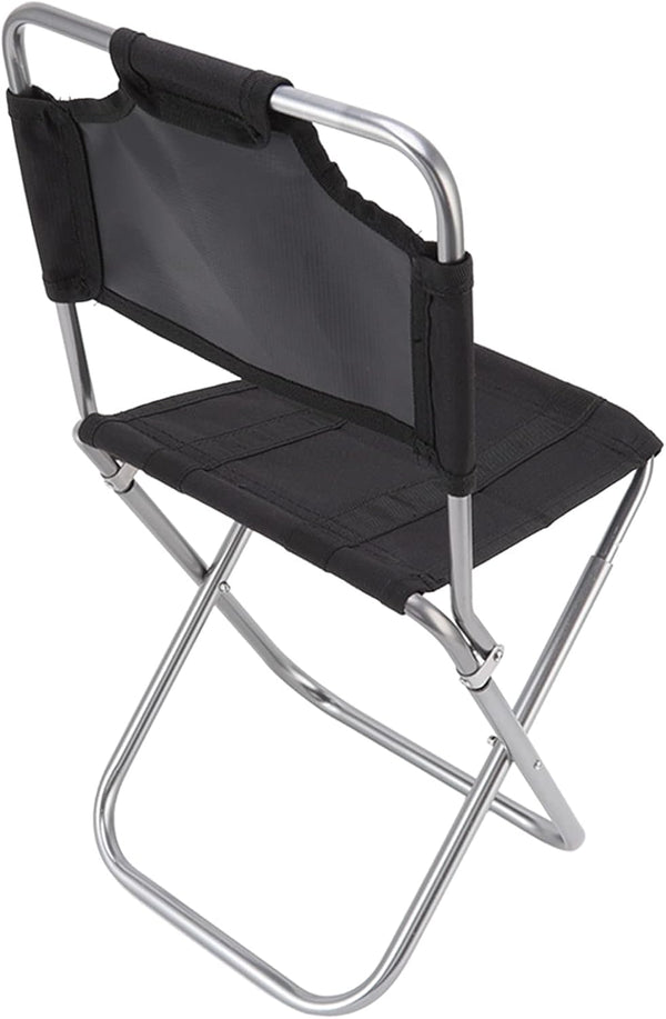 Fdit Mini Folding Chair, Portable Folding Camping Chair Folding Lawn Chair Breathable