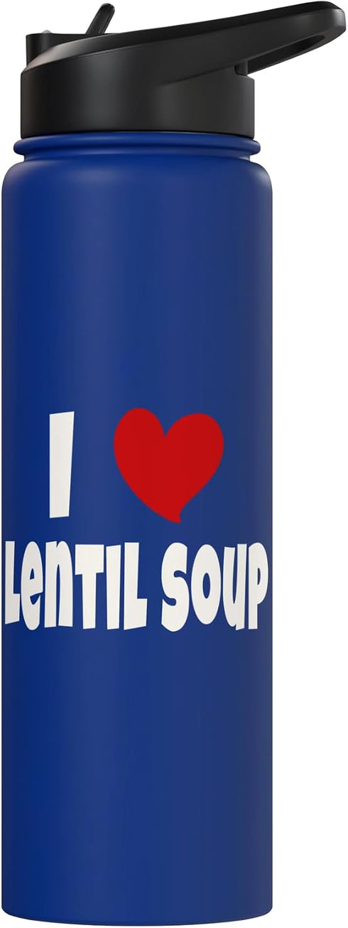 I Love Lentil soup Mexico Mexican Food Lovers Mexican Food Lovers Mexico I Love Lentil soup Stainless Steel Insulated