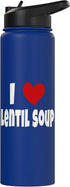 I Love Lentil soup Mexico Mexican Food Lovers Mexican Food Lovers Mexico I Love Lentil soup Stainless Steel Insulated