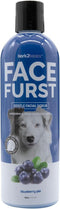 Bark 2 Basics Face Furst Scrub Dog Shampoo, 16 oz, Exfoliates and Cleans Facial Area, Blueberry Facial