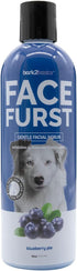 Bark 2 Basics Face Furst Scrub Dog Shampoo, 16 oz, Exfoliates and Cleans Facial Area, Blueberry Facial