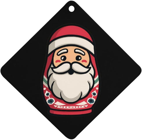 Generic Christmas Russian Nesting Dolls Car Air Freshener Hanging Aromatherapy Tablets for Car