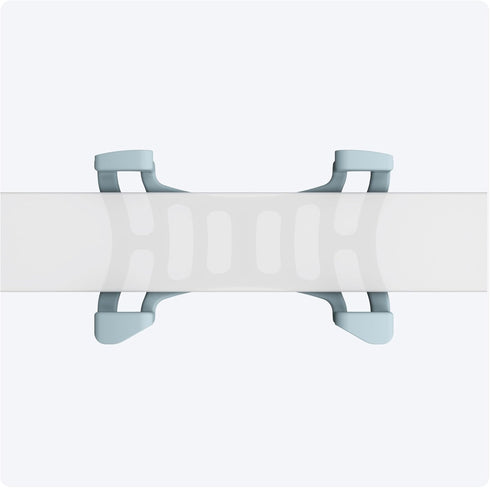 x2 6 Tractive Rubber Clip Mount for Tractive Dog GPS Tracker (Mint)