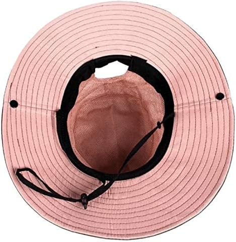 Women Safari Sun Protection Bucket Hat, Breathable Wide Brim Beach Outdoor Summer Hat (22"-23")