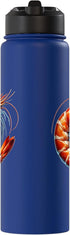 Shrimps Women Men Shrimp Stainless Steel Insulated Water Bottle