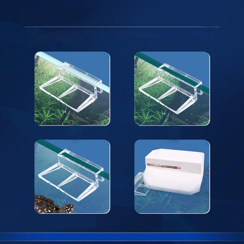 20 PCS 6mm Acrylic Aquarium Cover Clip, Clear Fish Tank Glass Cover Clip Support Holder for Rimless Aquariums