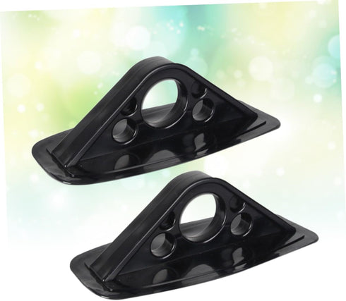 Paddle Bracket Accessories - 2 Pcs Rubber Boat Awning Top Deck Hinge for Kayak Shade Equipment & Rod Holder