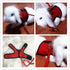 Hypeety Bunny Kitten Harness No Pull Cat Leash Adjustable Soft Vest for Small Animal (RED, S)