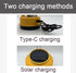 TogloFir 3 1200mAh Camping Light with Stand - Rechargeable Kids Camping Lantern, LED Decorative Lights, Solar and USB-C
