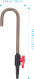Aquarium Fish Tank Hook Water Changer, Plastic Pump Siphon for Changing Water Aquarium Accessories