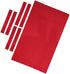 Aymzbd 9ft Worsted Billiard Pool Table Cloth Pool Table W/Cushion Rail, Red, 2.8x1.5m