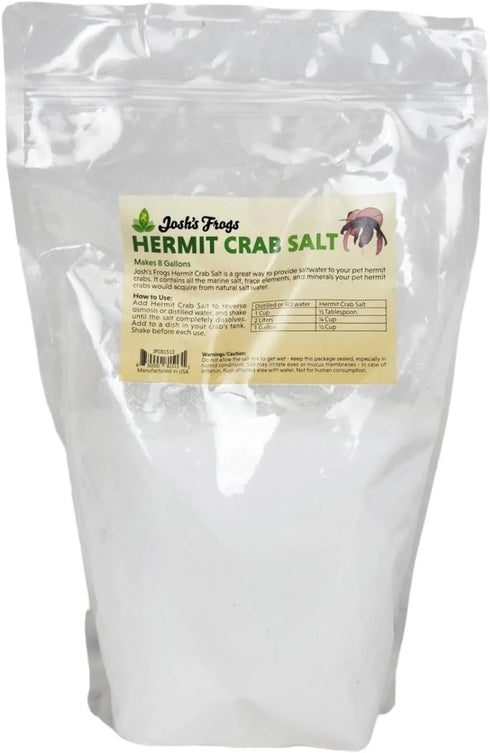 Josh's Frogs Hermit Crab Marine Salt and Scooper (Makes 8 gallons of