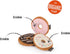 Set 3) P.L.A.Y. Cute Cat Toys - Feline Frenzy Dessert Food Themed Organic Catnip Filled Toy, Great for Adult Cats