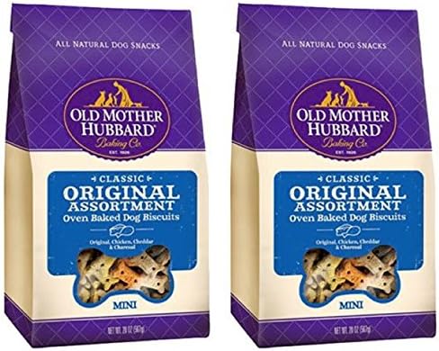 Old Mother Hubbard Crunchy Classic Natural Dog Treats - Original Assortment, 2 Pack