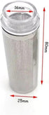 baoauh 10pcs 16) Aquarium Stainless Steel Mesh Filter Guard Stainless Steel Shrimp Tank Filter Inlet Protector Mesh