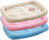 Slumber Pet Sherpa Crate Bed with Bumper-Style Cushioning for Comfort in Crate