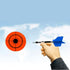 Remarkable Shooting Target Stickers, Self Adhesive Bright Fluorescent Orange Targets 3" Inch (250 Pack)