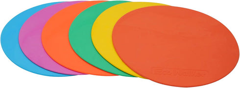 Spot Markers, 6pcs 4inch, 6inch, 8inch, 10inch, 12inch Floor Marker for Kids Agility Training