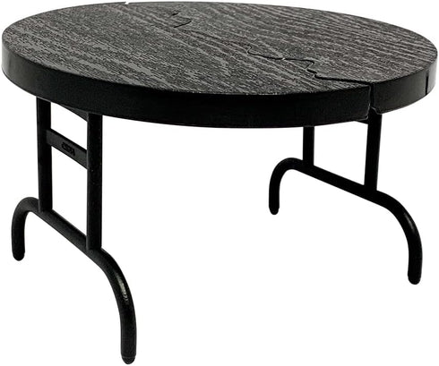 Black Break Away Round Table for Wrestling Action Figures