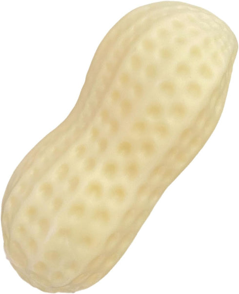 AOOOWER Realistic Talking Peanut Dog Toy with Sound Rubber Chewing Teether for Puppy