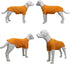 Lovelonglong Dog Costumes Basic Blank T-Shirt Tee Shirts for Large Dogs, Orange XXXXL