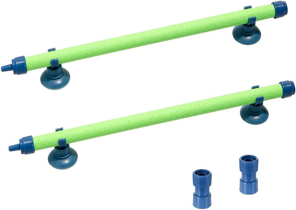 Quickun Aquarium Air Stone Bubble Wall Tube Oxygen Diffuser Bar Decor Accessory for Fish Tank, 7 Inch Length, 2PCS