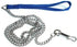 k0970 Dog Pet Puppy Leash Training Lead Chain with Nylon Handle, 48" Blue or Yellow