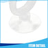 Aquarium Suction Cup, Tube Heater Clip Holder for Fish Tank (Clear, 8Pcs)