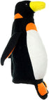 TUFFY World's Tuffest Soft Dog Toy - Zoo Junior Penguin with Squeakers, Durable for Interactive Play