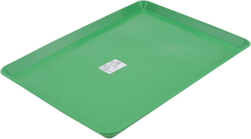 POPETPOP Small Replacement Pan for Puppy Crate - Plastic Dog Cage Tray Bottom for Pet Cages Crates Kennels Dogs Cat Rabbit Ferret, Green