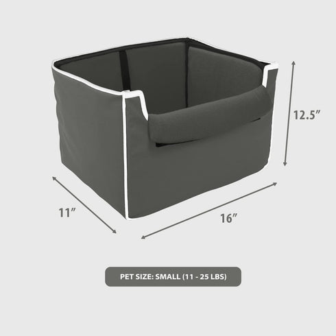 Co-Pilot 16" 12.5" 11" Foldable Dog Booster Seat for Small Dogs - x x