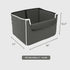 Co-Pilot 16" 12.5" 11" Foldable Dog Booster Seat for Small Dogs - x x