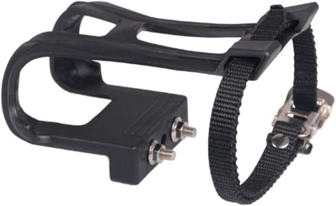 Toddmomy Bike Pedals with Toe Clips and Straps, Bike Pedal Accessory for Adults
