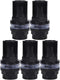 GLOGLOW 5Pcs/Set Aquarium Tubes Connectors, PVC Hose Adapter for Fish Tank Water Pipe Joint (25mm) Air Pump Accessories