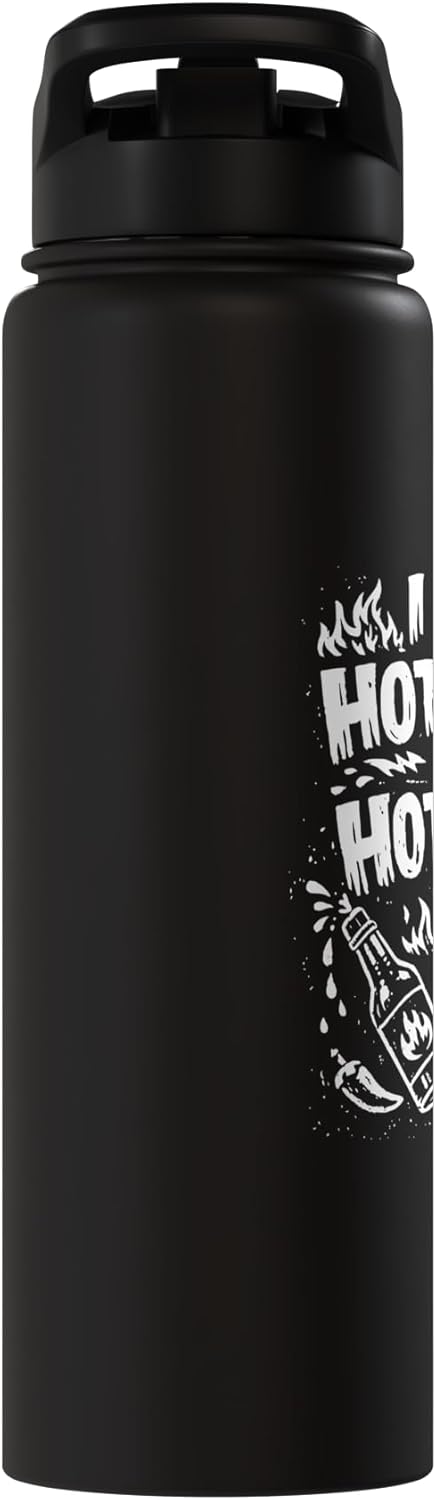 Utopia Sport Hot Sauce Shop I Put Hot Sauce On My Hot Sauce Zine Ink Stainless Steel Insulated Water Bottle