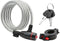 Schwinn Braided Steel Cable Bike Key Lock, 6 feet x 12mm Anti Theft Lock with 2 Keys, Security Level 3