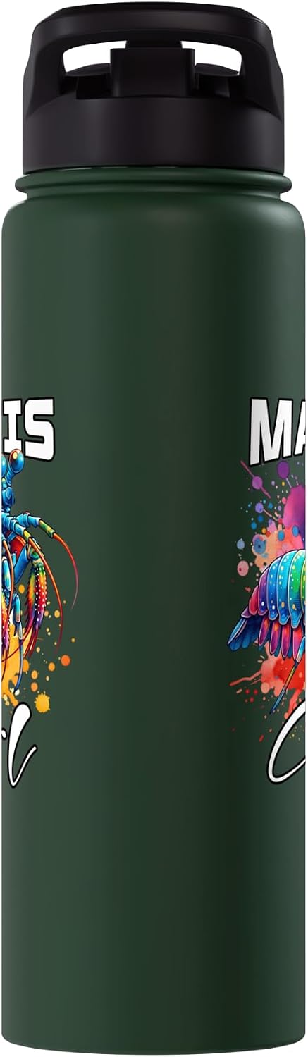 Mantis Shrimp Women Mantis Shrimp Girl Mantis Shrimp Stainless Steel Insulated Water Bottle