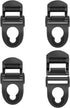Kayak Seat Repair Kit with Seat Clips and Hooks, 4 Sets in Black for Lifetime Emotion Pack