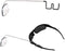 Yooha Adjustable Angle Bicycle Eyeglass Mirror, Aluminium Alloy Riding Mirror for Cycling Helmet Mount