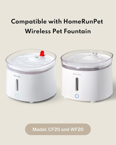 Homerunpet Pet Water Fountain Cleaning Kit, Brush and Tweezers, Fits Most Pet Water Fountains