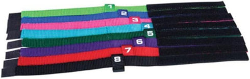 Nylon Puppy ID Collar, Large, 8-Pack