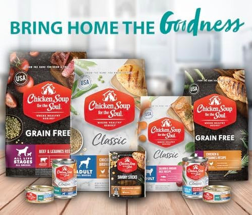 Chicken Soup for the Soul Classic Dry Adult Cat Food, Salmon & Brown Rice Recipe, 4.5 Pound Bag