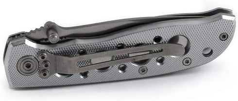 Smith & Wesson Extreme Ops CK105H Folding Knife, 7.3in S.S., 3.2in Drop Point Blade, Aluminum Handle