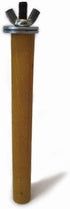 Bird Perchs 4-Piece Set, Natural Colorful Wood Perch Platform, Paw Grinding Stick, Bird Cage Accessories for Parakeets