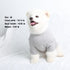 Large Gray Dog Shirt for Small Dogs - Soft Breathable Cotton T-Shirts Pet Clothes